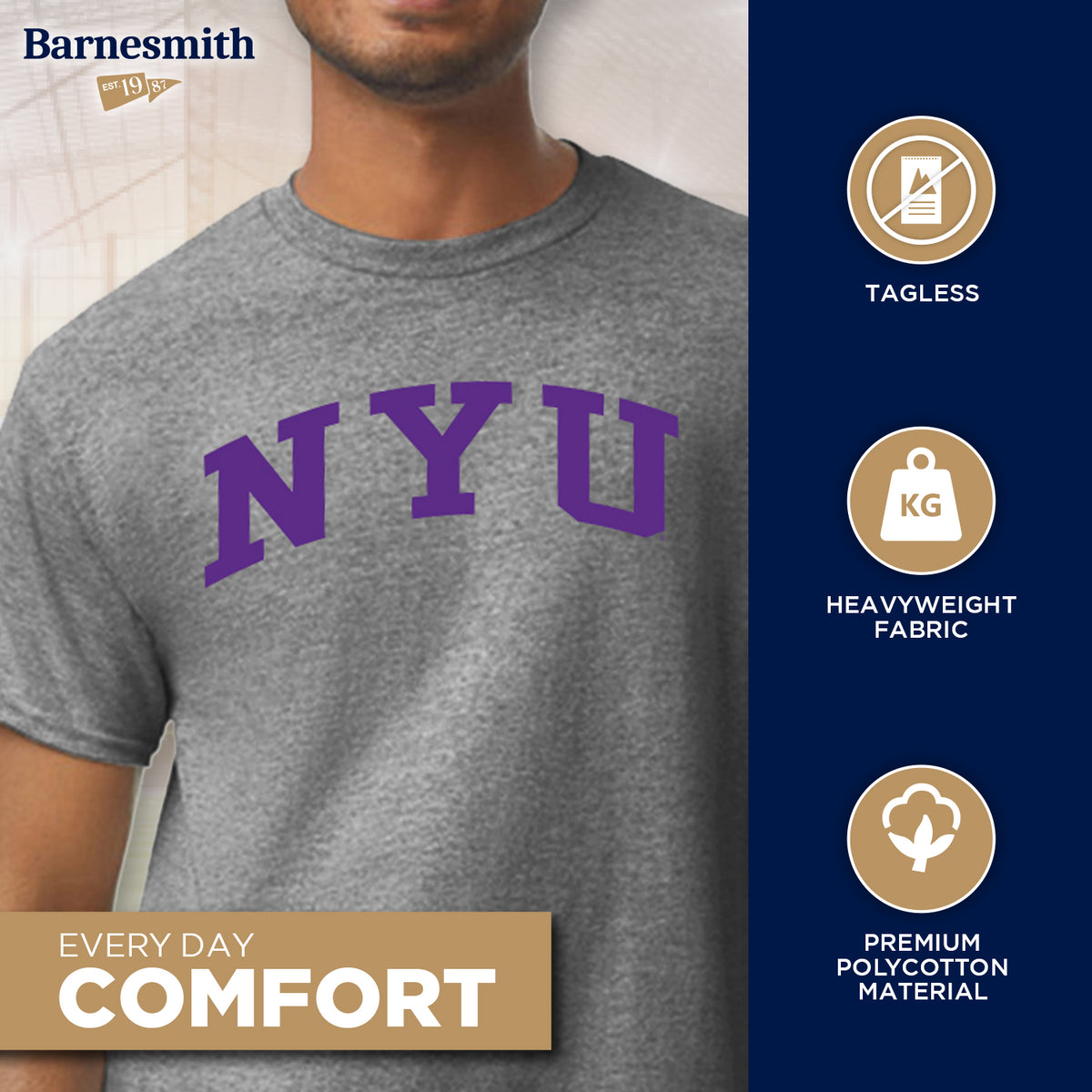 [ NERDY ]★25SS★CLASSIC NY JERSEY SHORT SLEEVE T-SHIRT MUSINSA | NERDY Classic NY Jersey Short Sleeve T-Shirt
