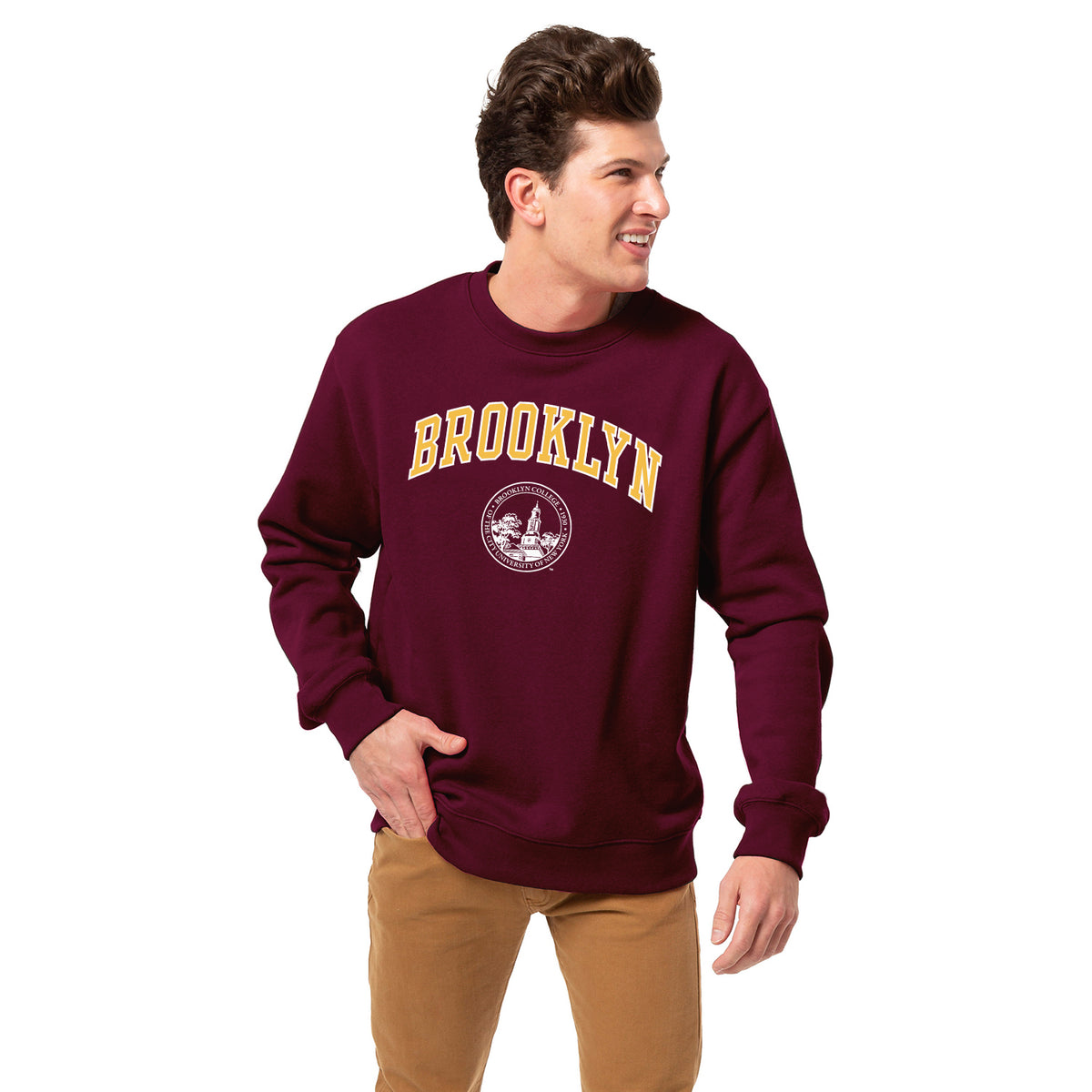 Brooklyn College Heritage Sweatshirt (Maroon) – Barnesmith