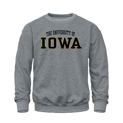 University of Iowa Classic Sweatshirt (Charcoal)