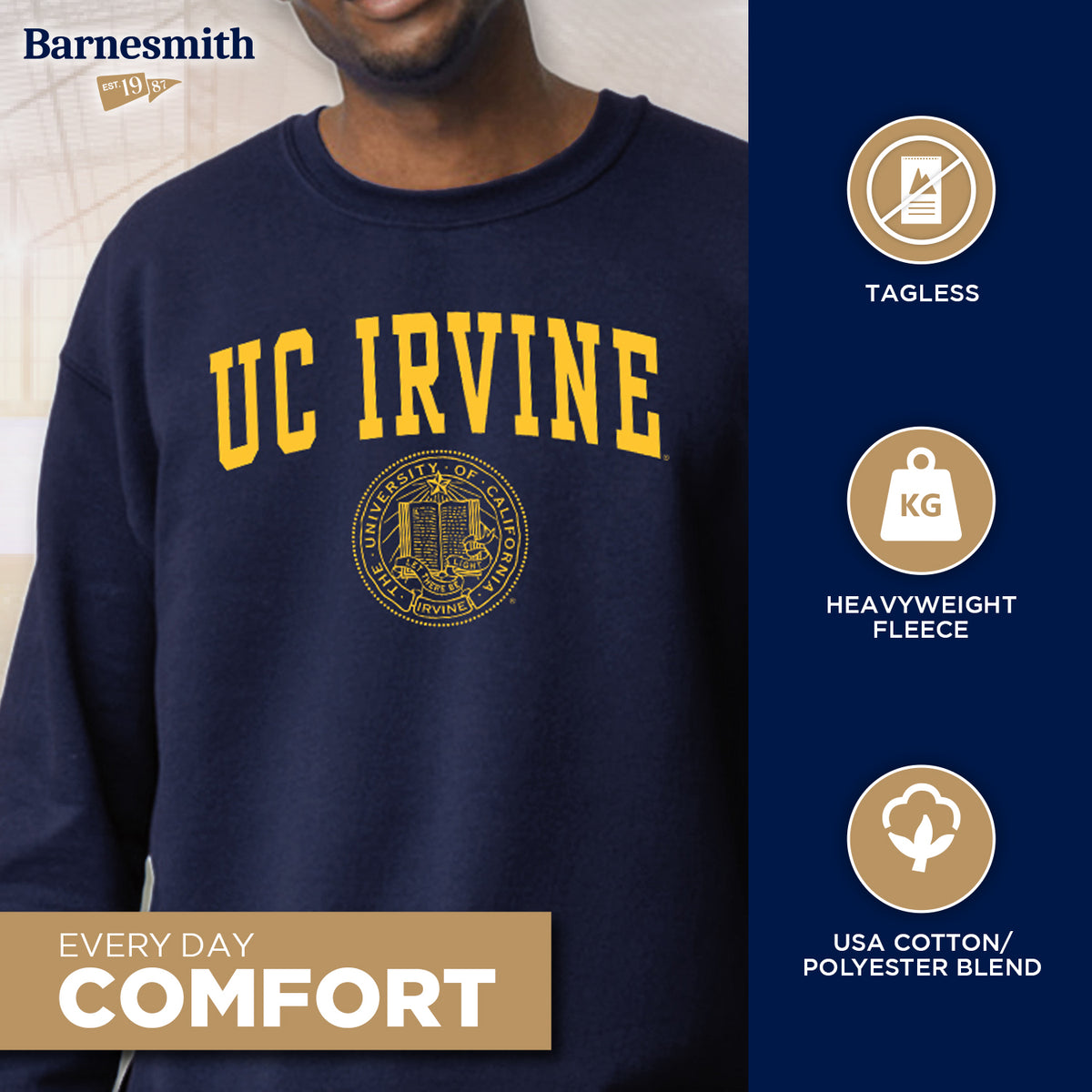 UC Irvine Heritage Sweatshirt (Navy) – Barnesmith