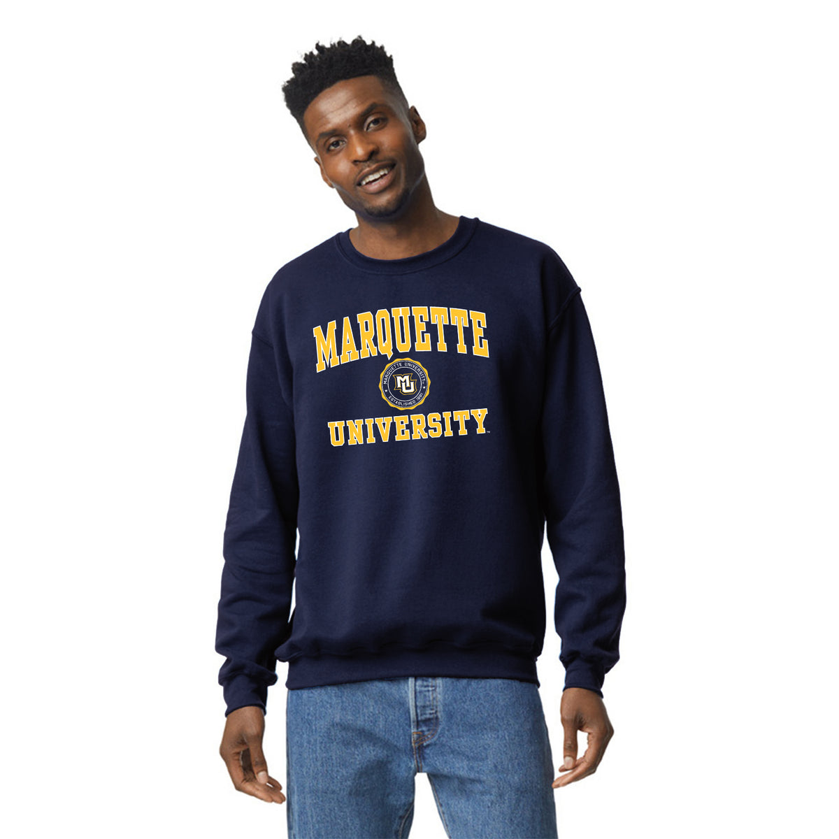 Marquette University Heritage Sweatshirt (Navy) – Barnesmith