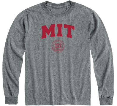 MIT Heritage Long Sleeve T-Shirt (Charcoal Grey)