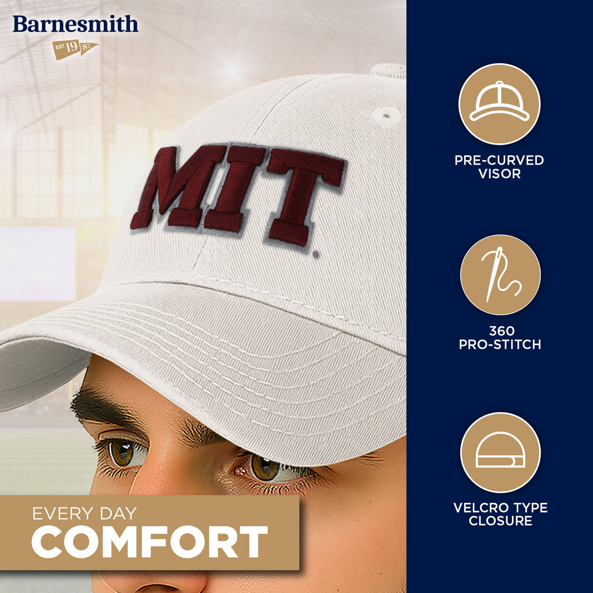 twill cap mit baseball hat