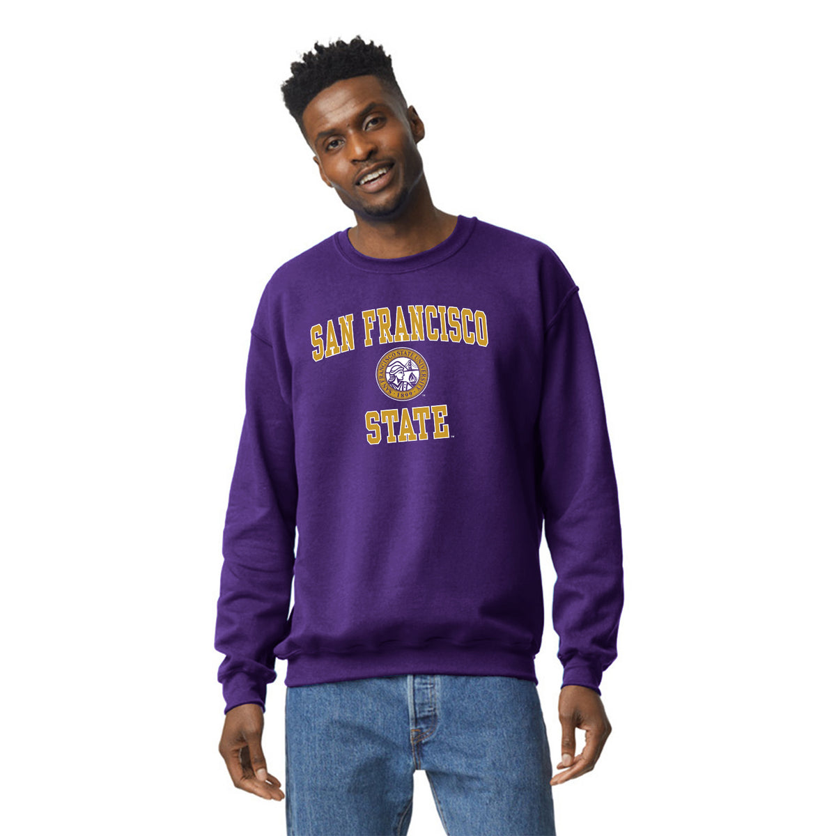 San Francisco State University Heritage Sweatshirt (Purple