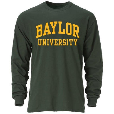 Baylor University Classic Long Sleeve T-Shirt (Hunter Green)