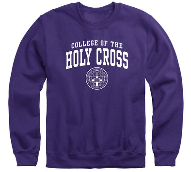 College of The Holy Cross Heritage Sweatshirt (Purple)