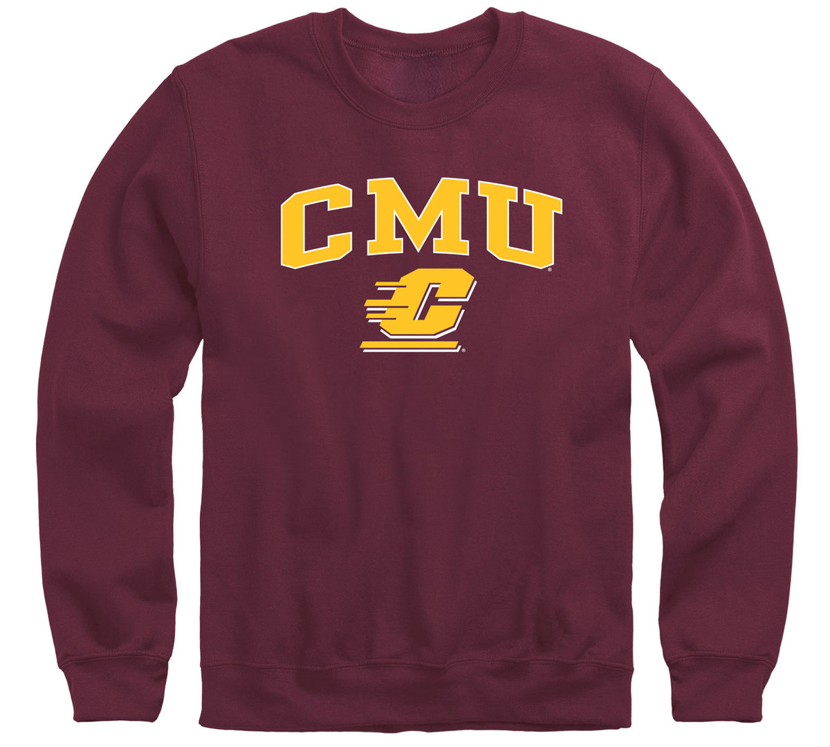 Central Michigan University Spirit Sweatshirt Maroon Barnesmith
