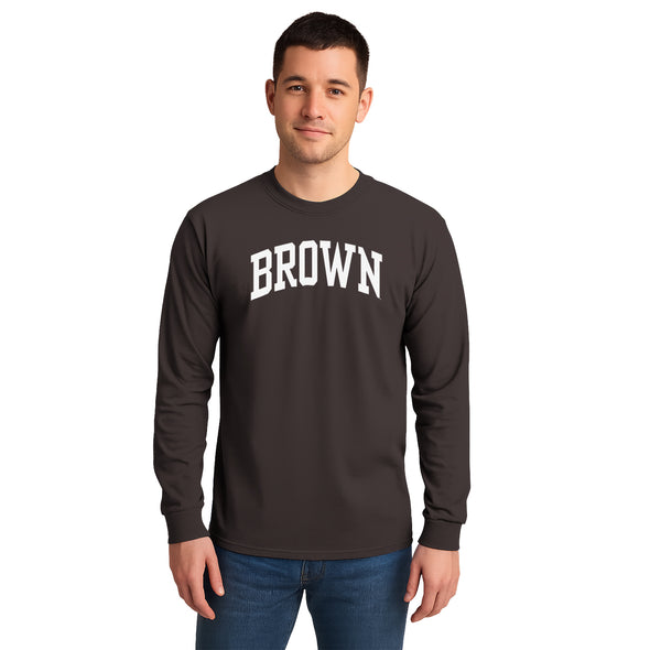 Brown Classic L/S T-Shirt (Brown)