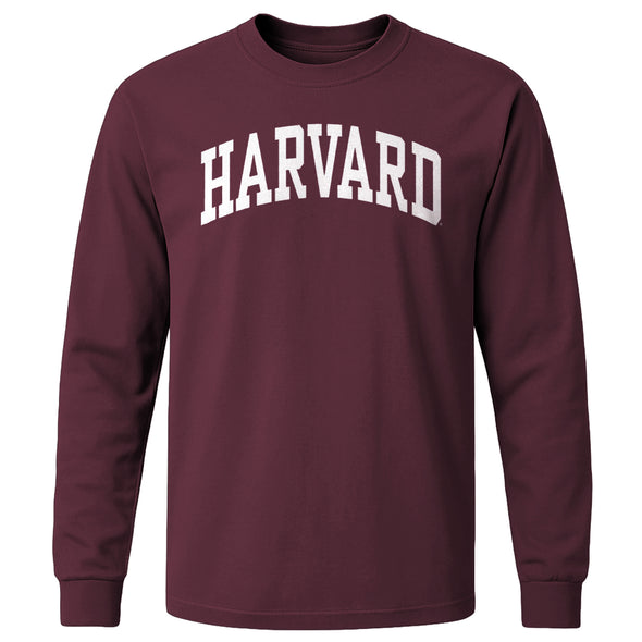 Harvard L/S T-Shirt Classic (Maroon)