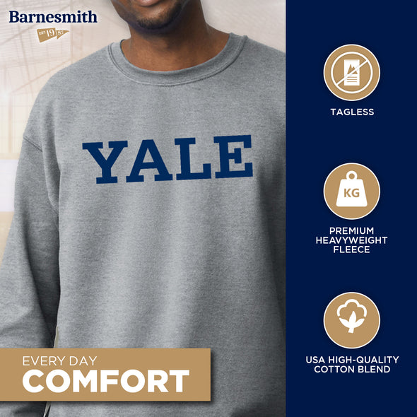 Yale Essential Sweatshirt (Heather Grey)