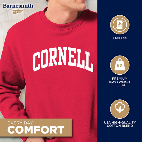Cornell University Essential Sweatshirt (Red)