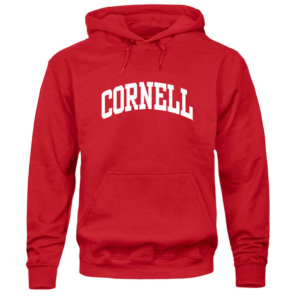 Cornell Essential Hooded Sweatshirt (Red)