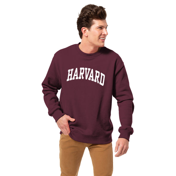 Harvard University Essential Crewneck Sweatshirt (Crimson)