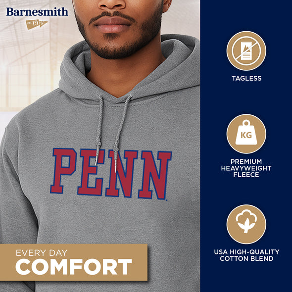 Penn Essential Hooded Sweatshirt (Heather Grey)