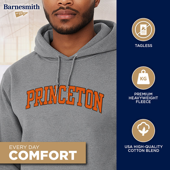 Princeton Essential Hooded Sweatshirt (Heather Grey)