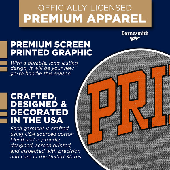 Princeton Essential Hooded Sweatshirt (Heather Grey)