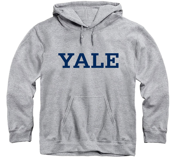Yale Essential Hooded Sweatshirt (Heather Grey)