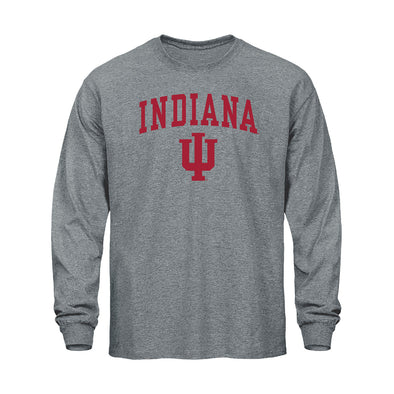 Indiana University Heritage Long Sleeve T-Shirt (Charcoal Grey)