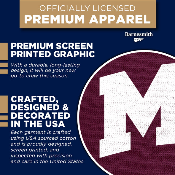 MIT Heritage Crew Sweatshirt (Maroon)
