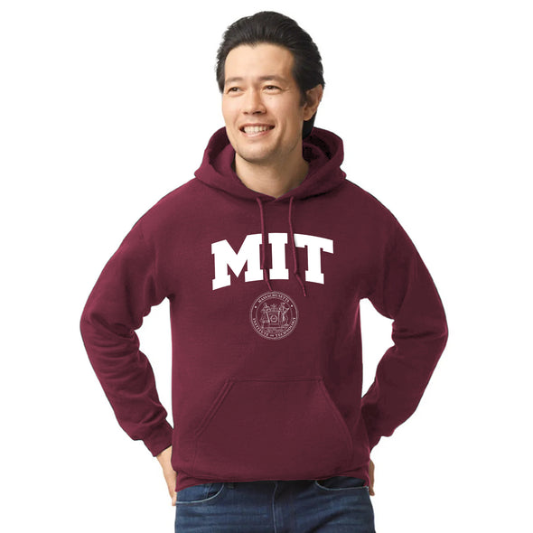 MIT Heritage Hooded Sweatshirt (Maroon)