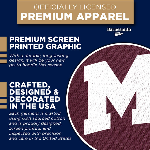 MIT Heritage Hooded Sweatshirt (Maroon)