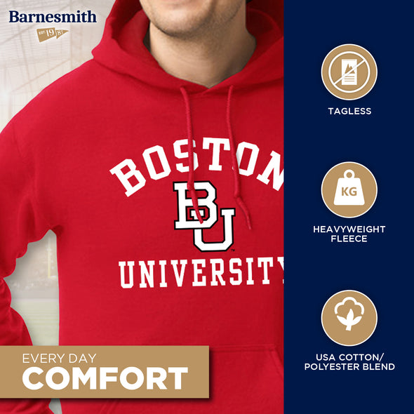 Boston University Heritage Hooded Sweatshirt (Red)
