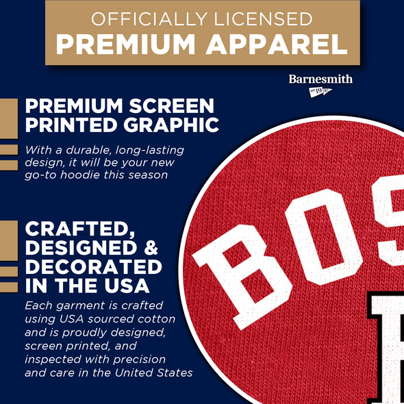 Boston University Heritage Hooded Sweatshirt (Red)