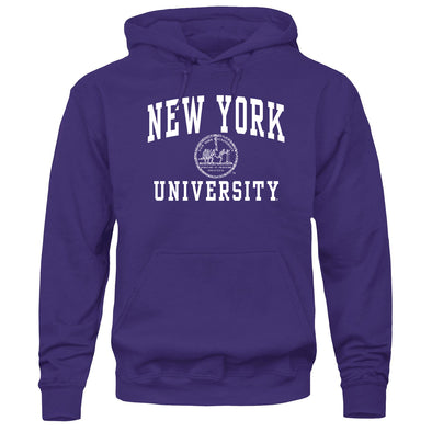 New York University Heritage Hooded Sweatshirt (Violet)