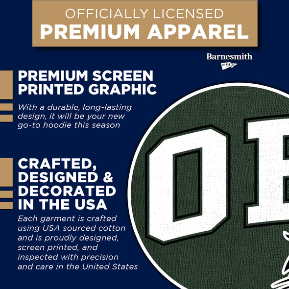 Ohio University Heritage Hooded Sweatshirt (Hunter Green)