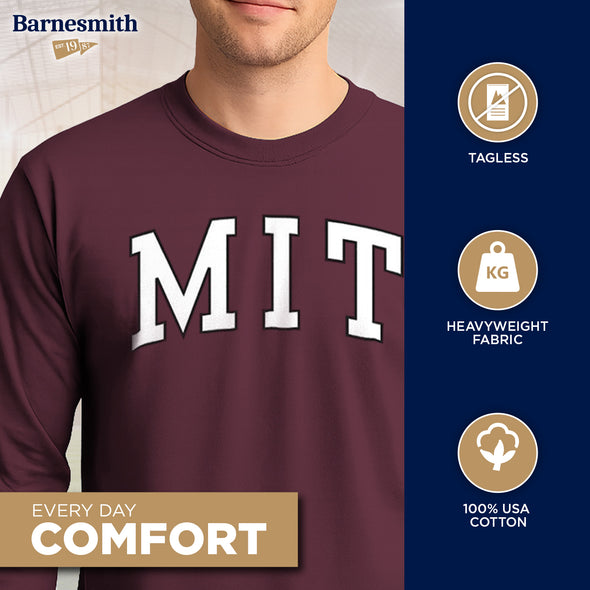 MIT Long Sleeve T-Shirt Classic (Maroon)
