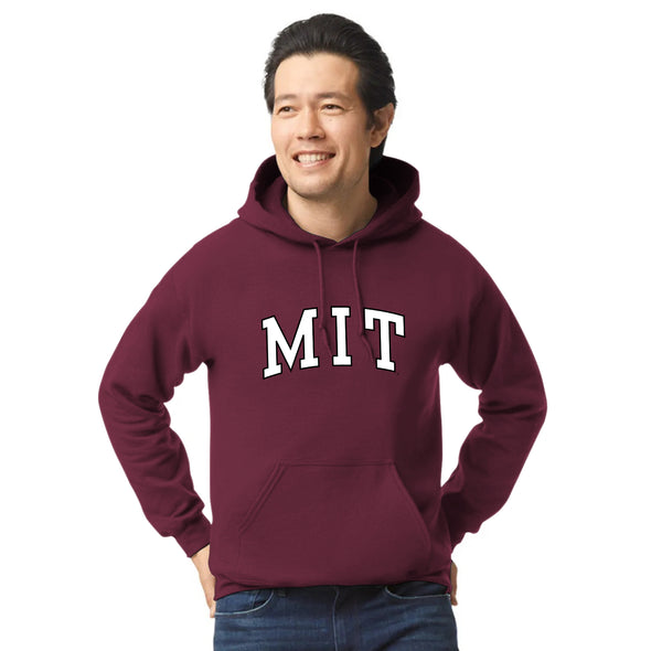 MIT Essential Hooded Sweatshirt (Maroon)