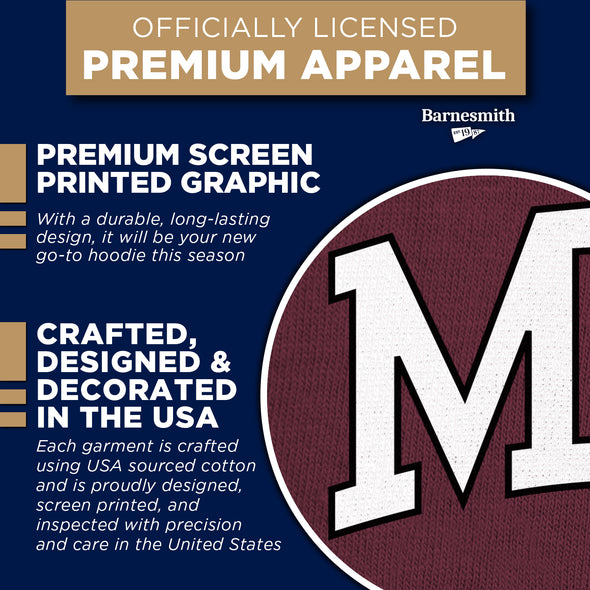 MIT Essential Hooded Sweatshirt (Maroon)