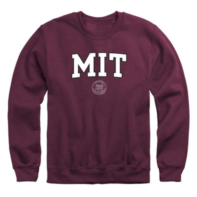 MIT Crest Crewneck Sweatshirt (Maroon)