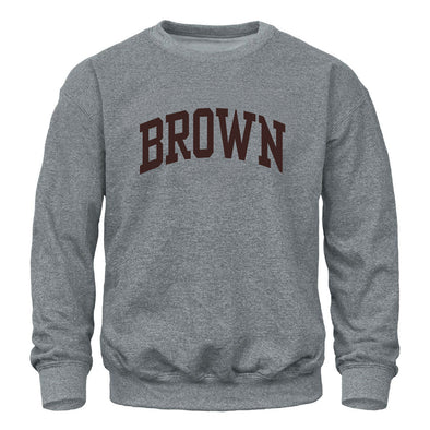 Brown Essential Sweatshirt (Heather Grey)