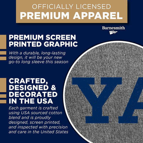 Yale Classic Long Sleeve T-Shirt (Charcoal Grey)