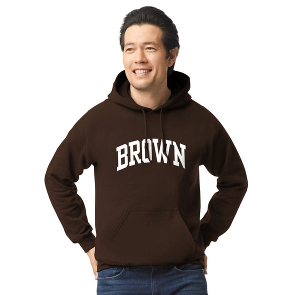 Brown University Essential Hooded Sweatshirt (Brown)