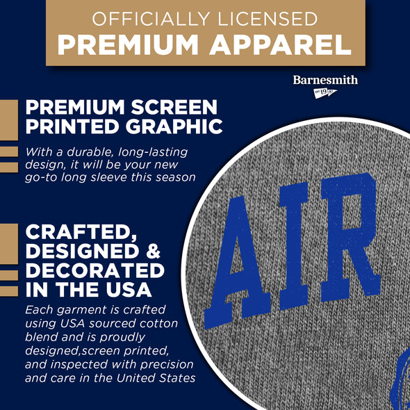 Air Force Heritage Long Sleeve T-Shirt (Charcoal Grey)