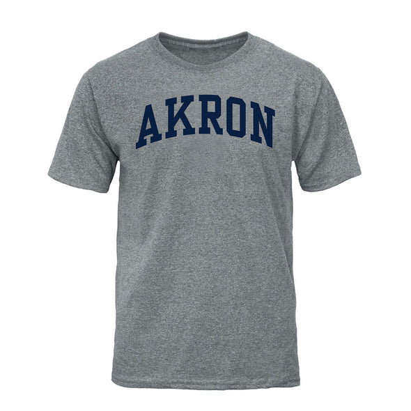 University of Akron Classic T-Shirt (Charcoal Grey)