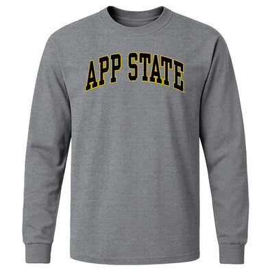 Appalachian State University Classic Long Sleeve T-Shirt (Charcoal Grey)