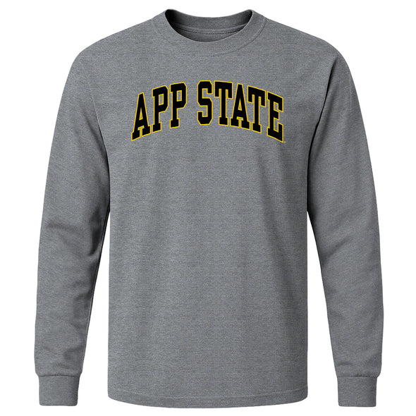 Appalachian State University Classic Long Sleeve T-Shirt (Charcoal Grey)