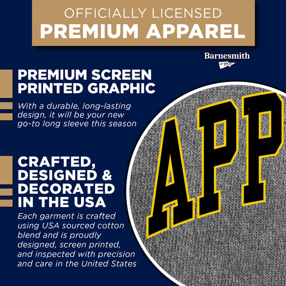 Appalachian State University Classic Long Sleeve T-Shirt (Charcoal Grey)