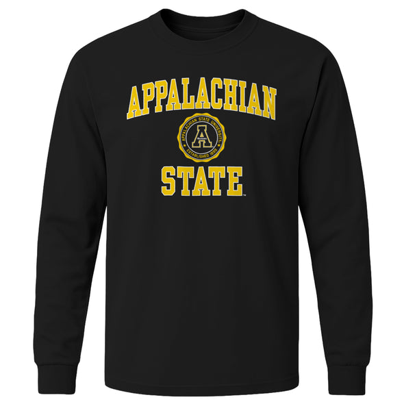 Appalachian State University Heritage Long Sleeve T-Shirt (Black)