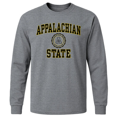 Appalachian State University Heritage Long Sleeve T-Shirt (Charcoal Grey)