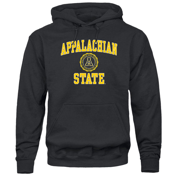 Appalachian State University Heritage Hooded Sweatshirt (Black)