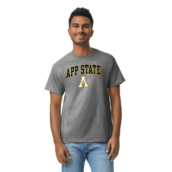 Appalachian State Short-Sleeve Spirit T-Shirt (Charcoal Grey)