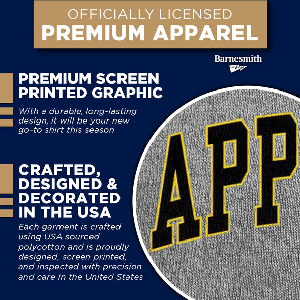 Appalachian State Short-Sleeve Spirit T-Shirt (Charcoal Grey)