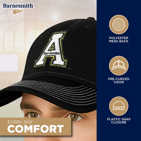 Appalachian State Sideline Trucker Hat One-Size (Black/White)