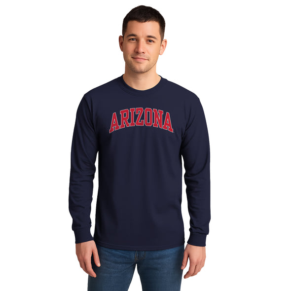 University of Arizona Classic Long Sleeve T-Shirt (Navy)