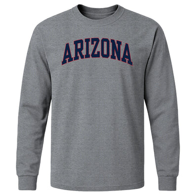 University of Arizona Classic Long Sleeve T-Shirt (Charcoal Grey)