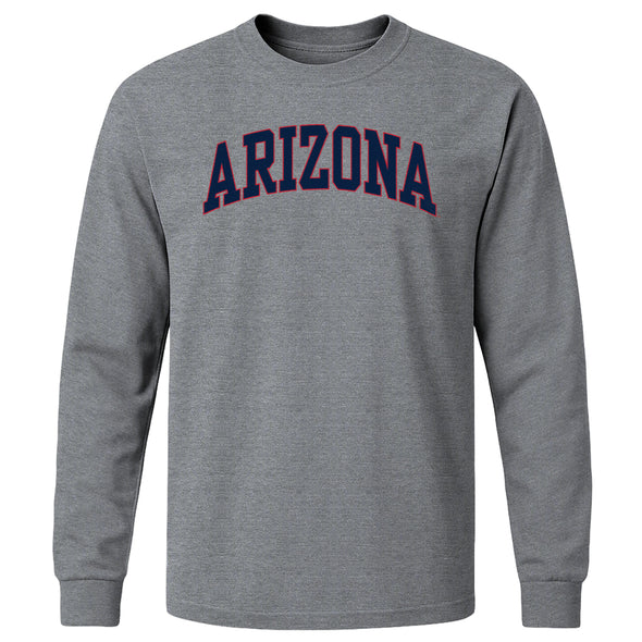 University of Arizona Classic Long Sleeve T-Shirt (Charcoal Grey)